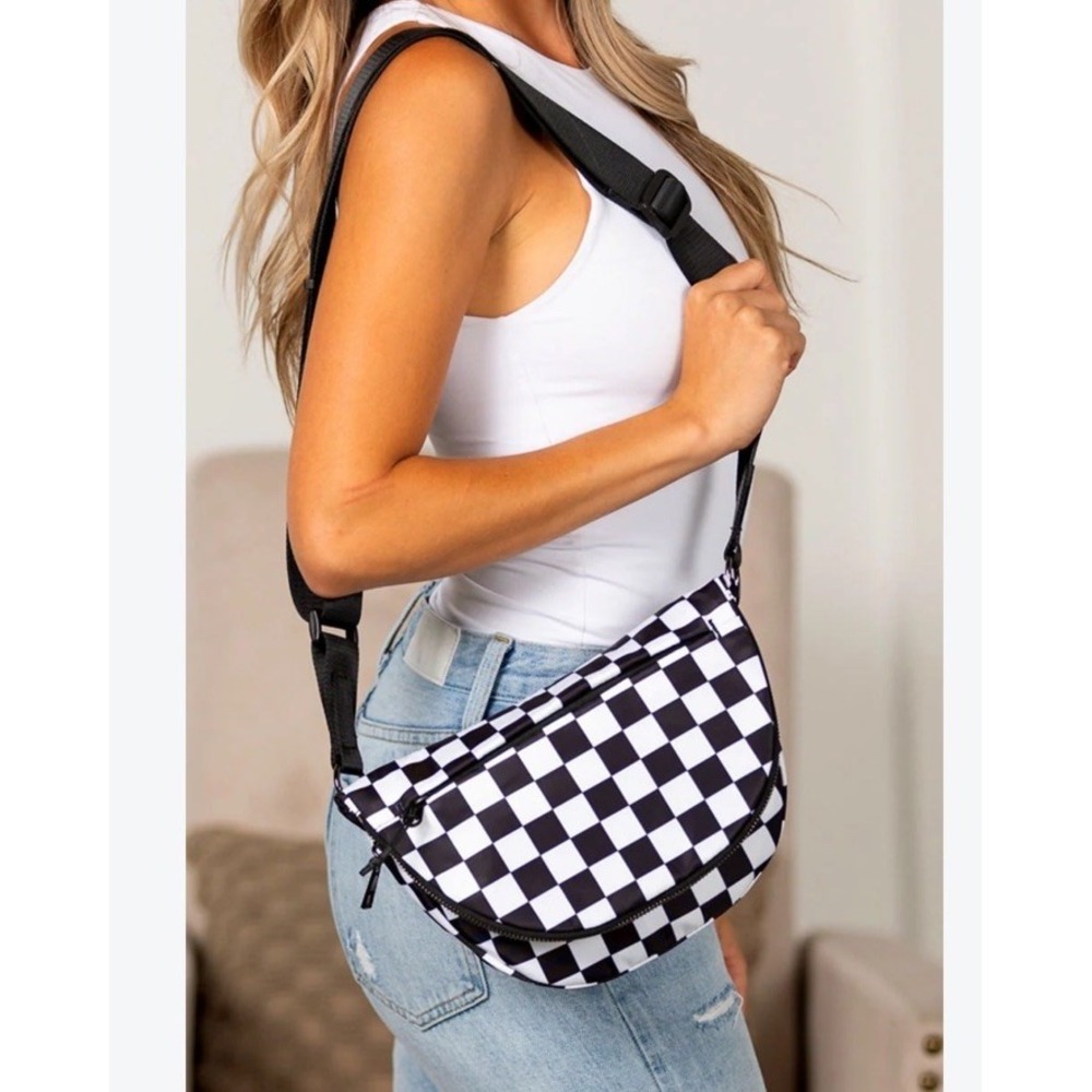 Crescent Bag for Women,Medium Nylon Crescent Bag Single Shoulder Bag